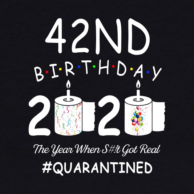 42nd Birthday 2020 The Year When Shit Got Real Quarantined by Kagina